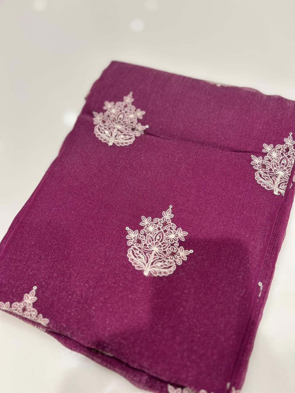 UNSTITCHED SALWAR  SUIT SET -Vadamali  shade Search code 7755