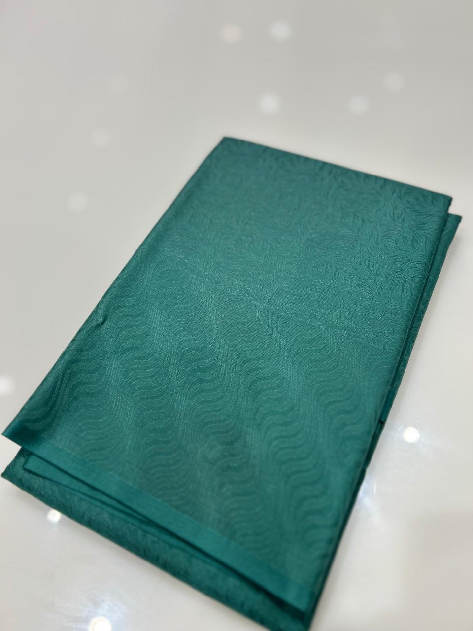 SEMI KANCHIPURAM SAREE-Dusty Blue  Search code 9437