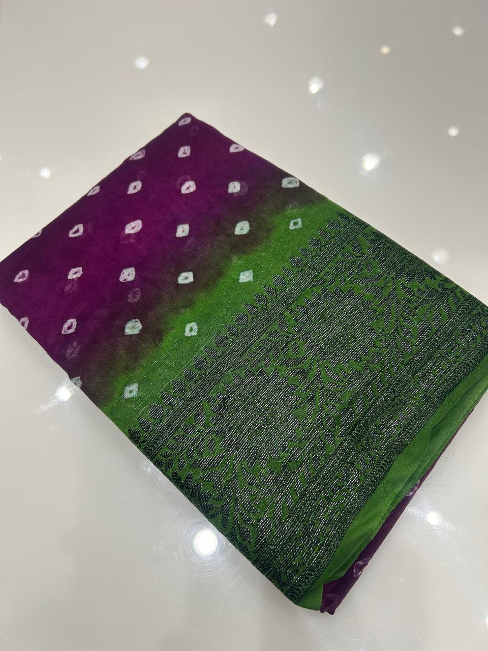 Banarasi sarees -Vadamali to green    shade  color Search code 3914