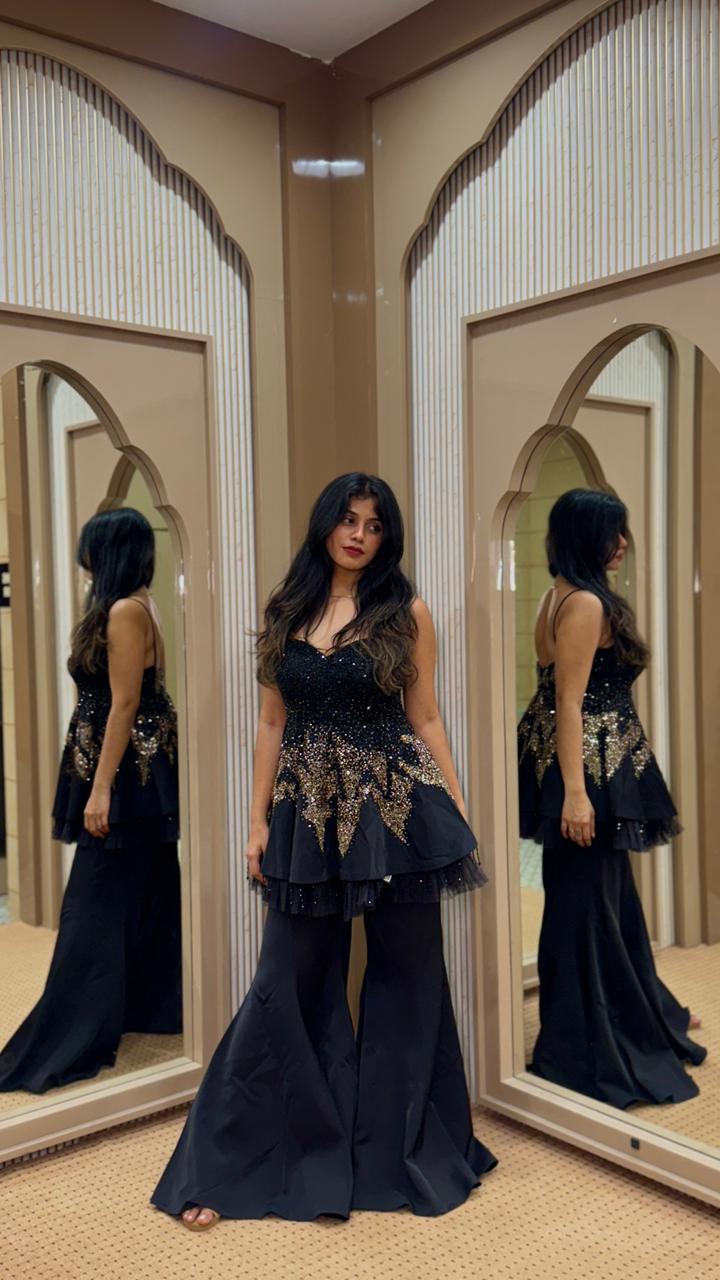 sharara - black- search code -1113