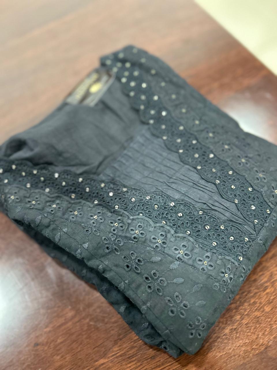 Salwar Suit Set -Black  color Search code 8205