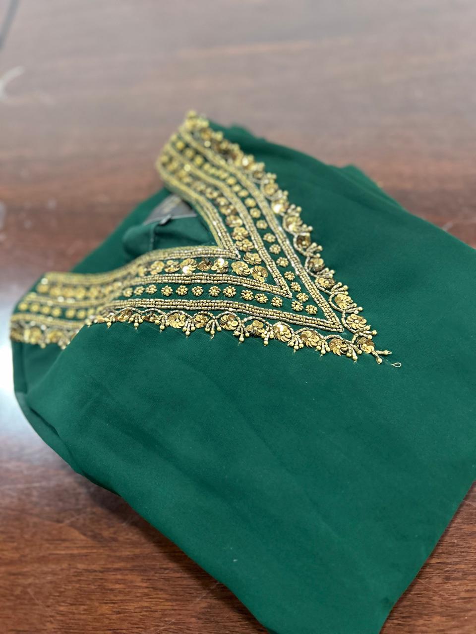 Salwar Suit Set -Green  color Search code 8206