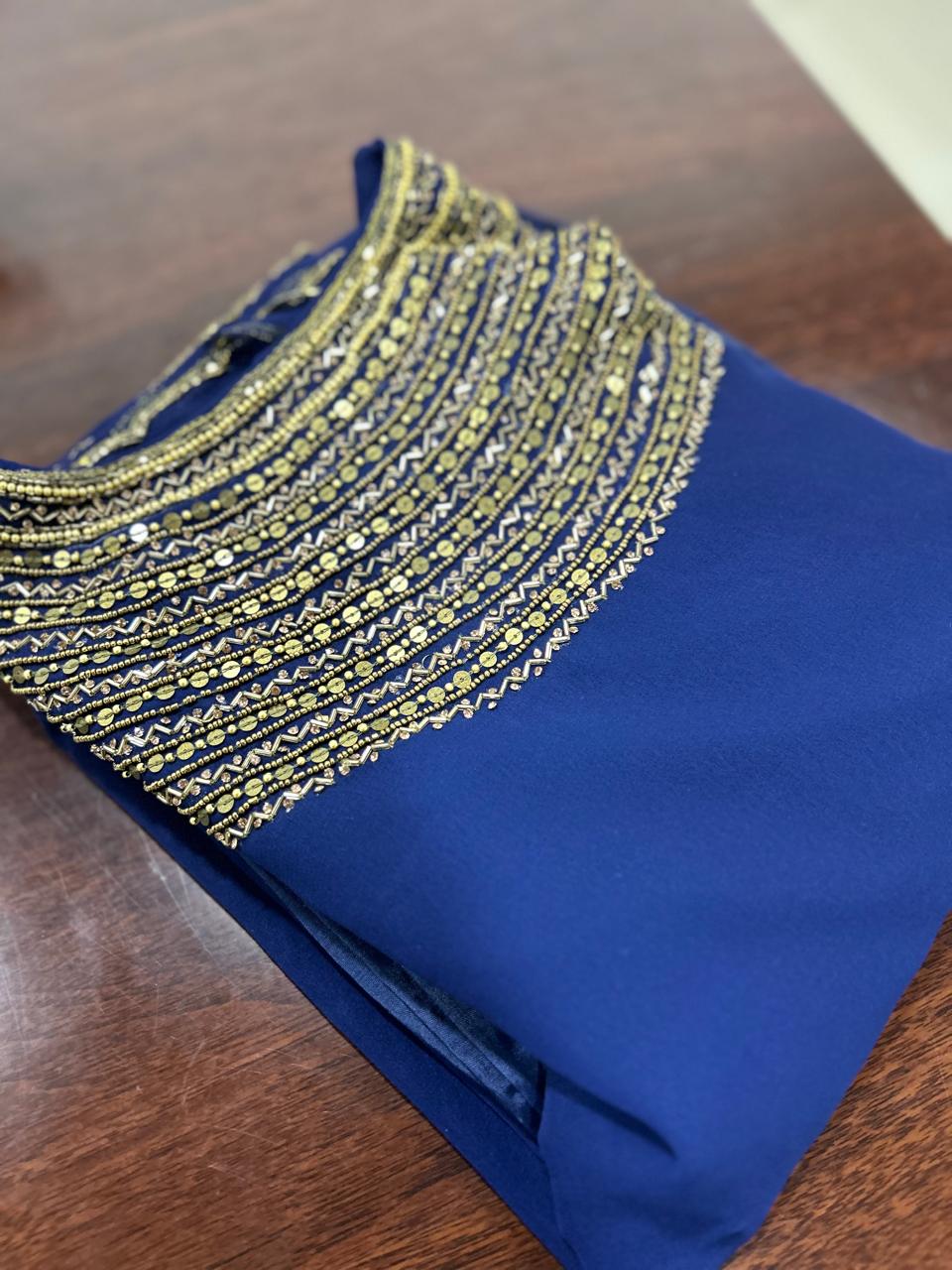 Salwar Suit Set -Blue color Search code 8210