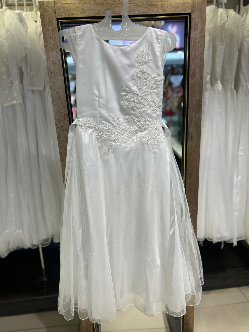 Holy communion Frocks- White Color  Search code  4603