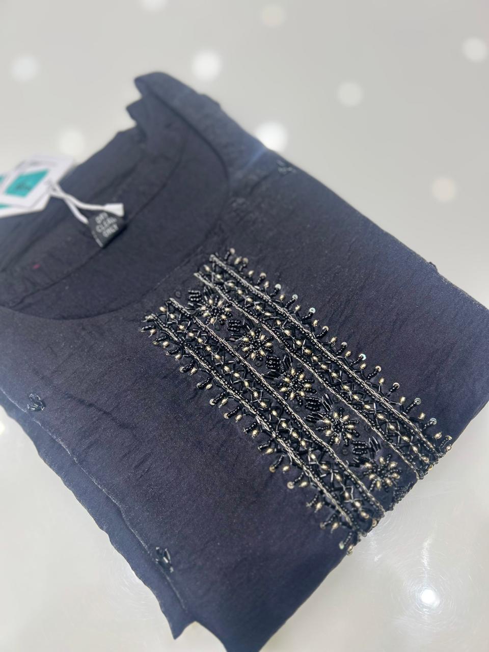 Kurta  Top- Black Color  Search code 8378