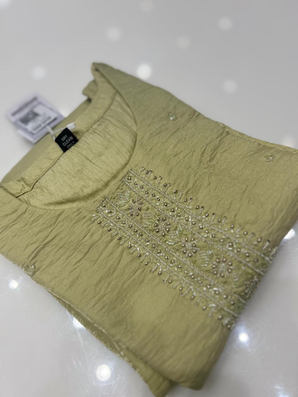 Kurta  Top- Light green Color  Search code 8379