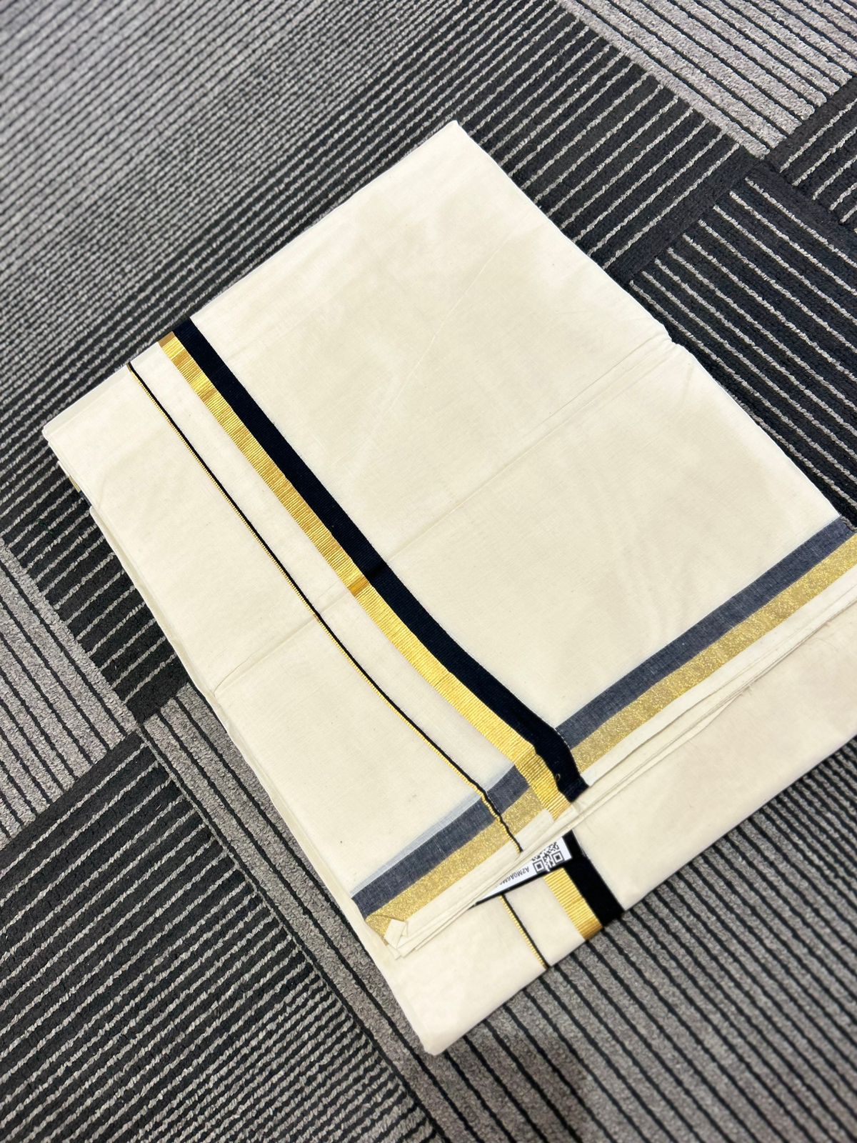 kerala saree - Golden cotton shade Search code 2175