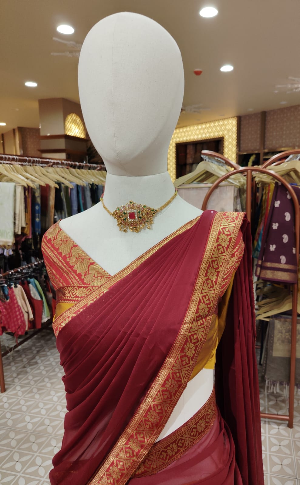 Davani- rich maroon shade  Search code 3129