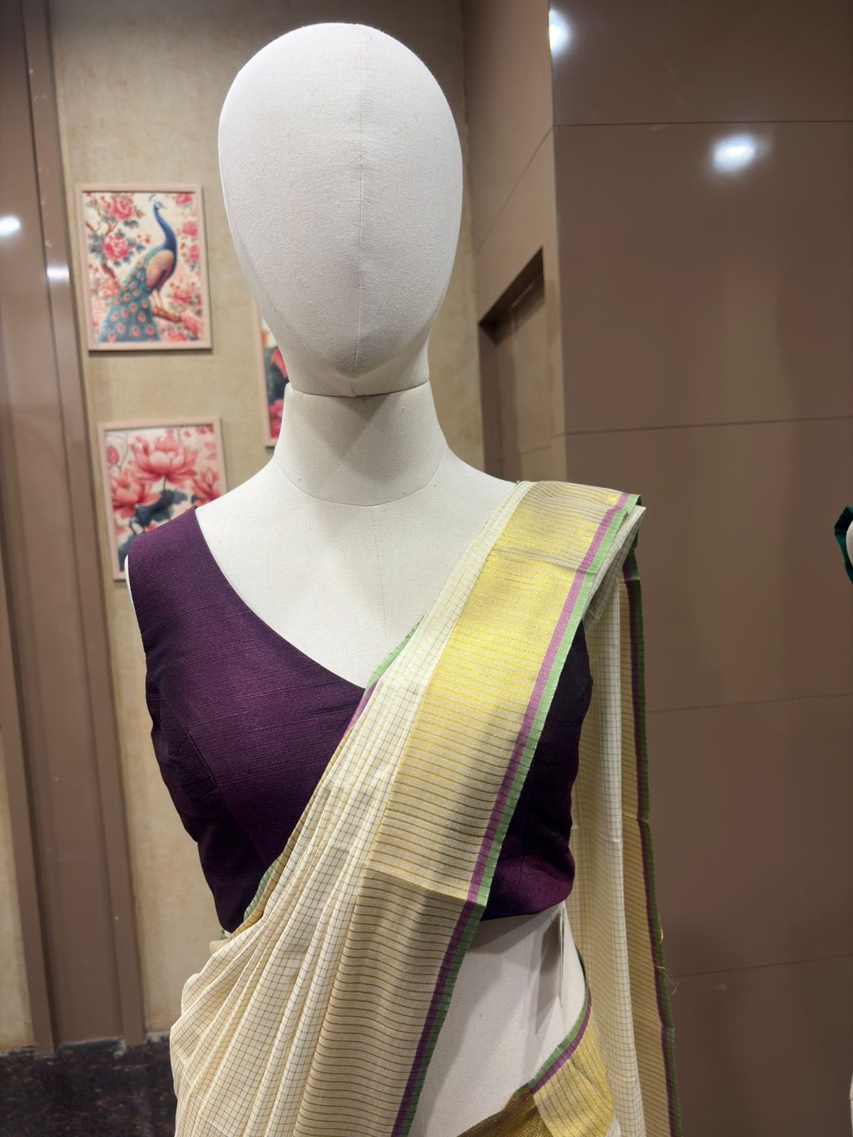 Set Mundu  Grape colour Search code 9610