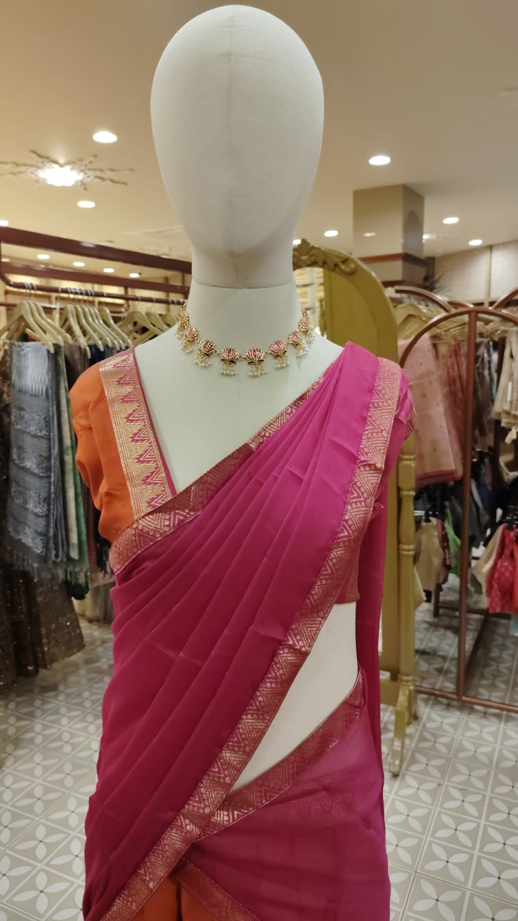 Davani-  Vibrant Pink Meets Tangerine Search code 3135