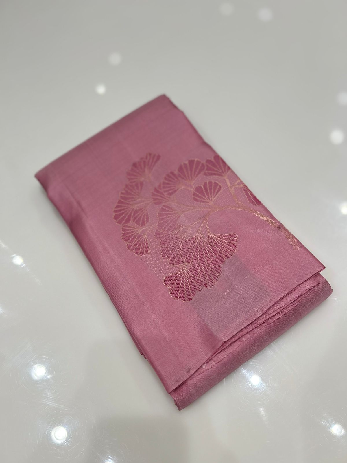 KANCHIPURAM SAREE-  Pink Search code  6670