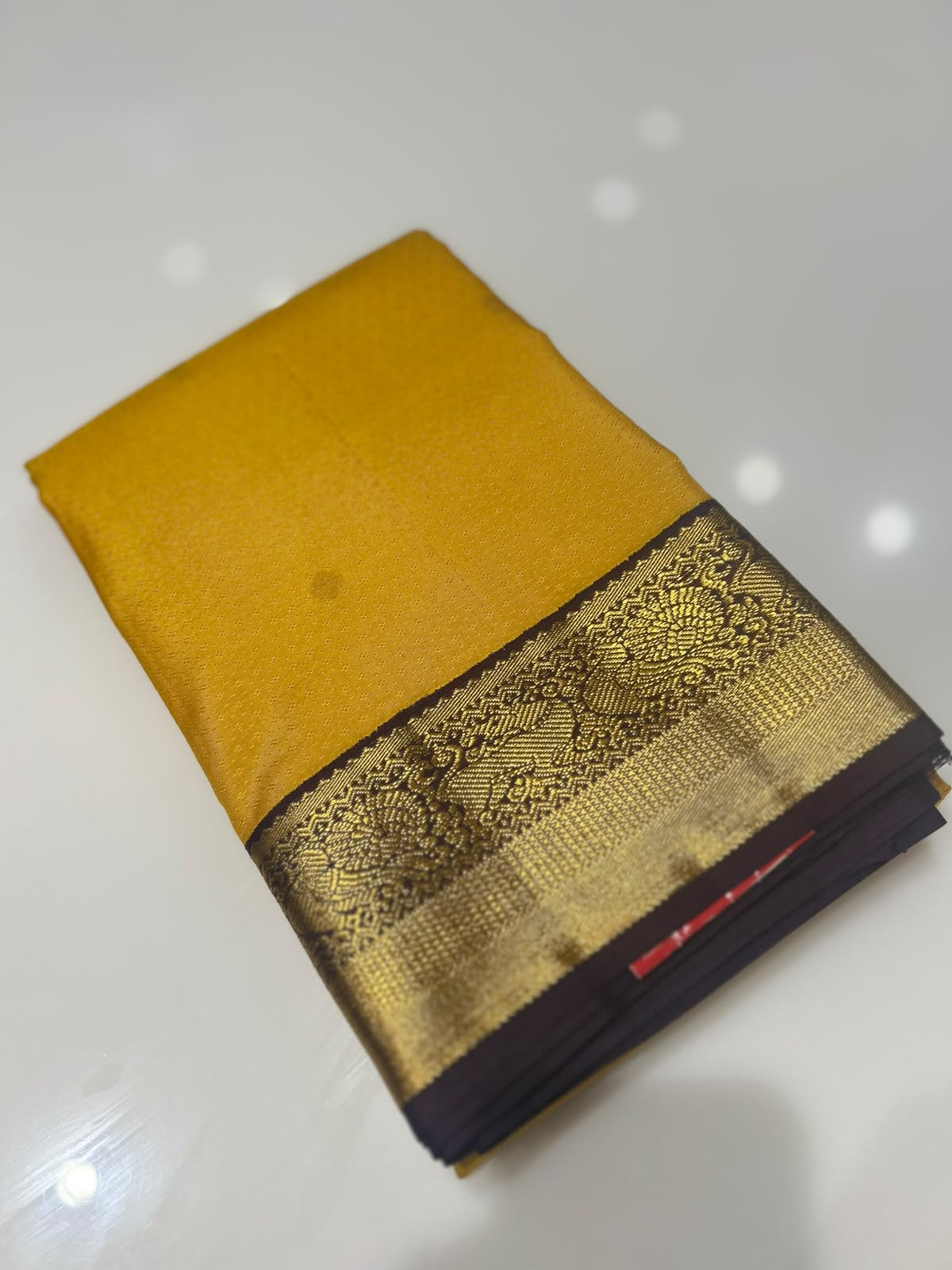 KANCHIPURAM SAREE-Yellow to purple Search code 70002