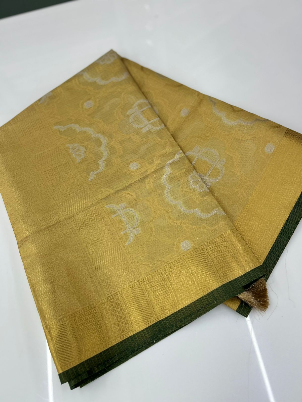 ponn kani collections - Golden  shade Search code 8511