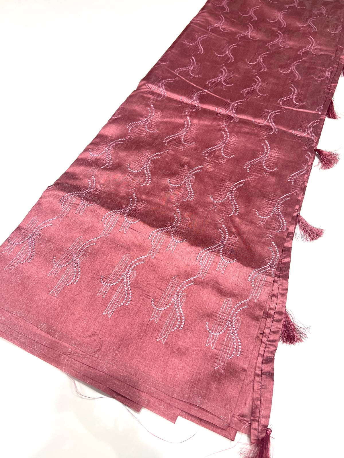 Semi Tussar Uniform Sarees - Product Code 1109