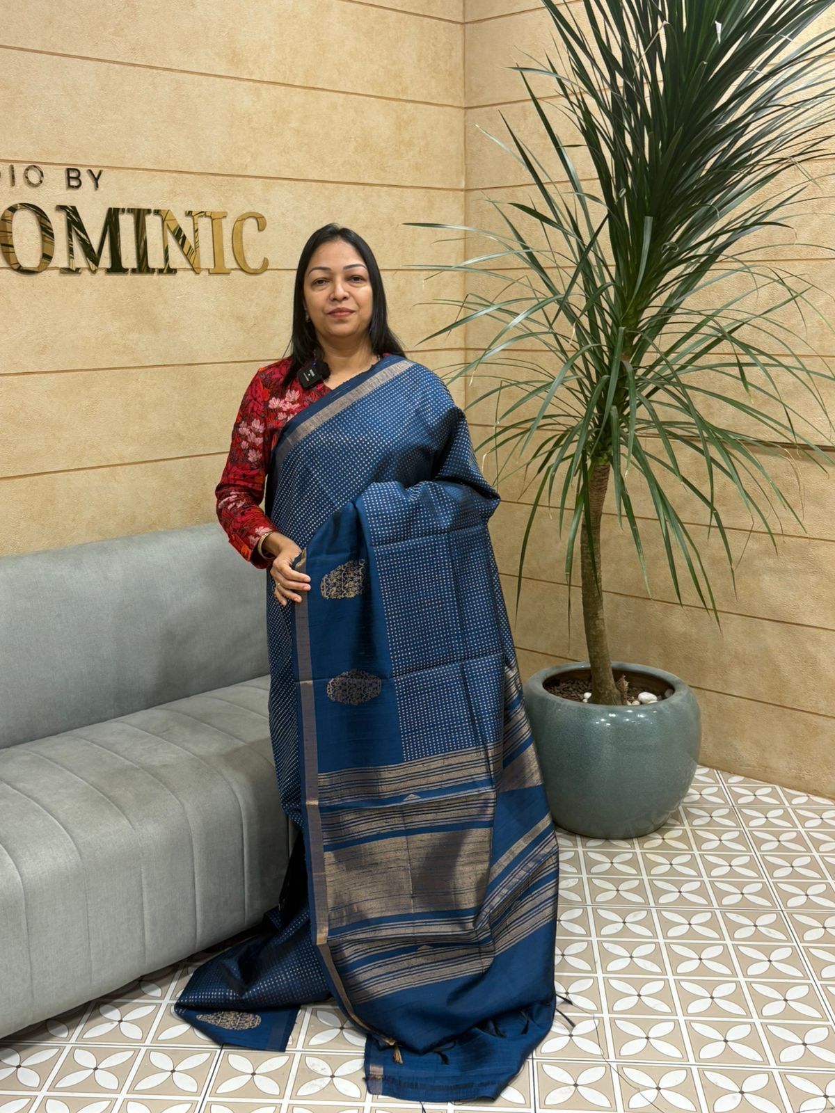 RAW  SILK SAREE  -  Search code 6010