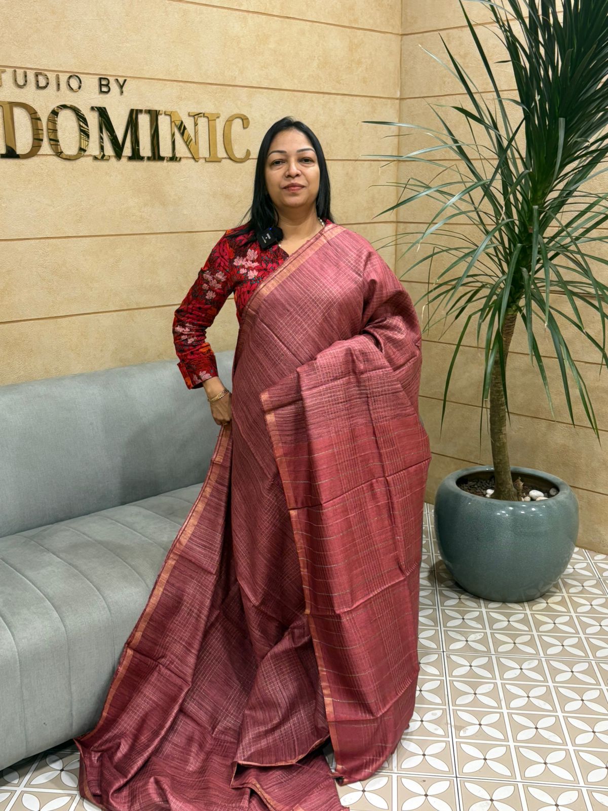 JUTE SILK SAREE  -  Search code 6003