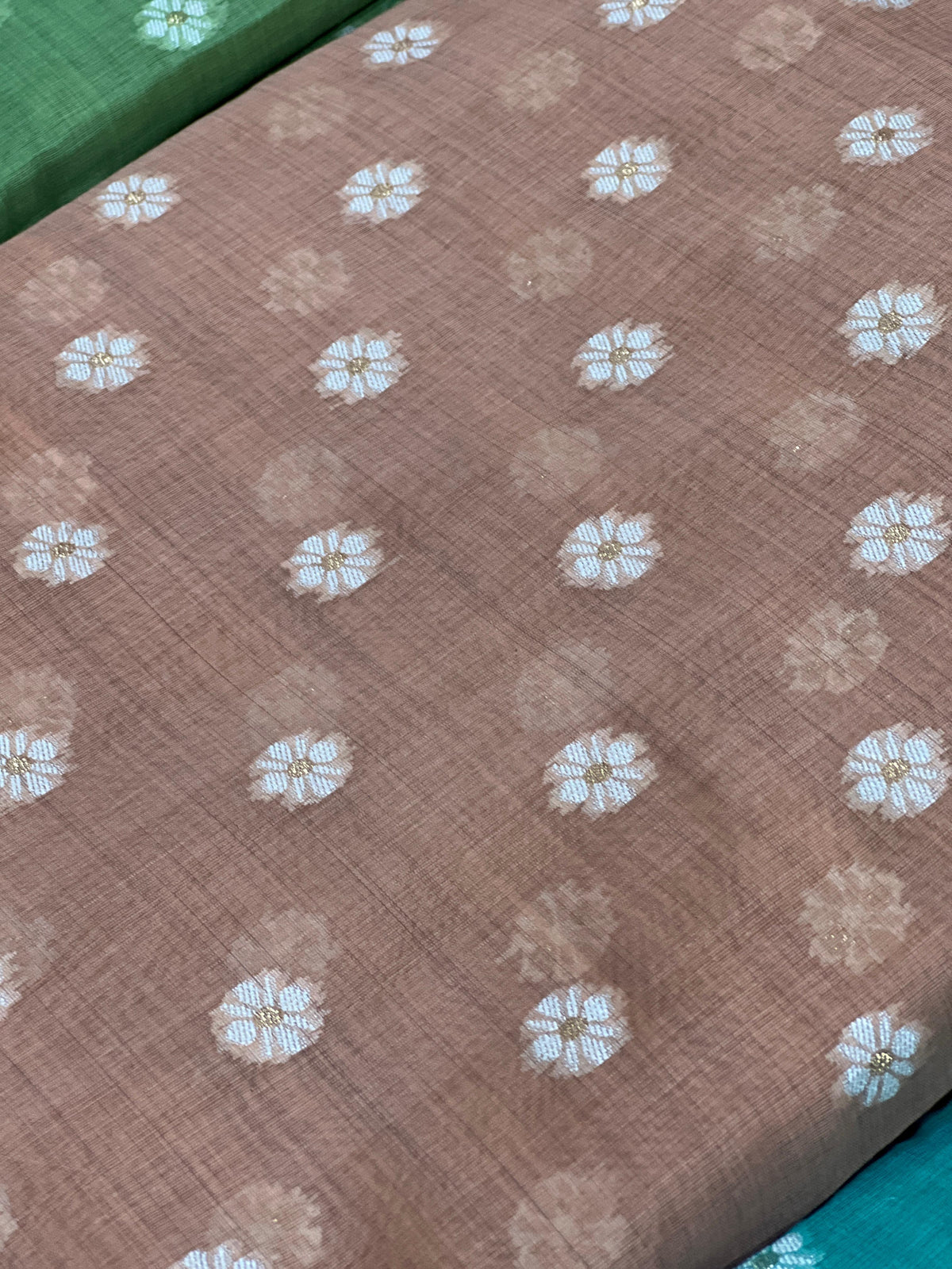 Running Material  CHANDHARI  Dusty Peach   Color  Search code 6018