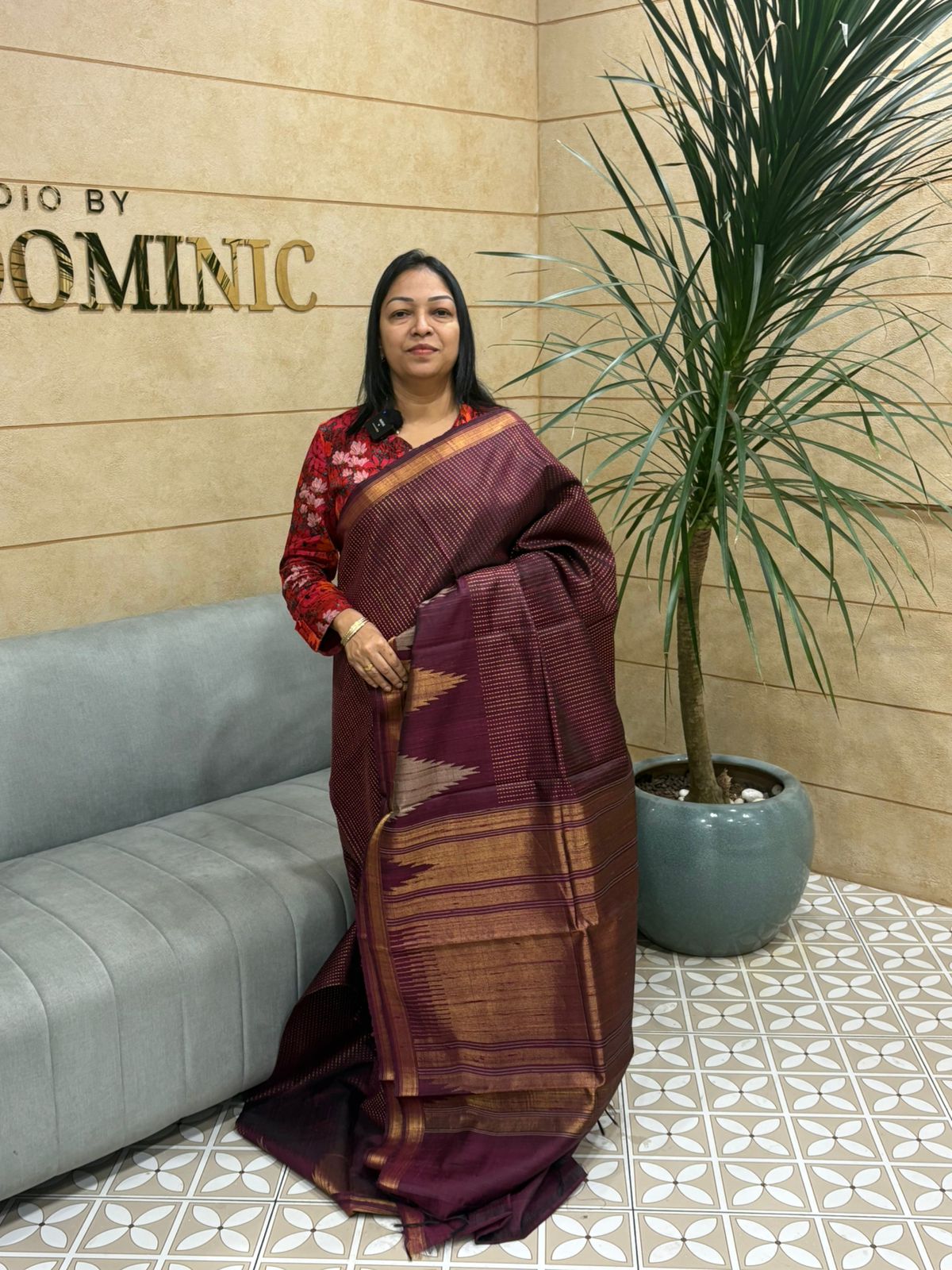 RAW  SILK SAREE  -  Search code 6009