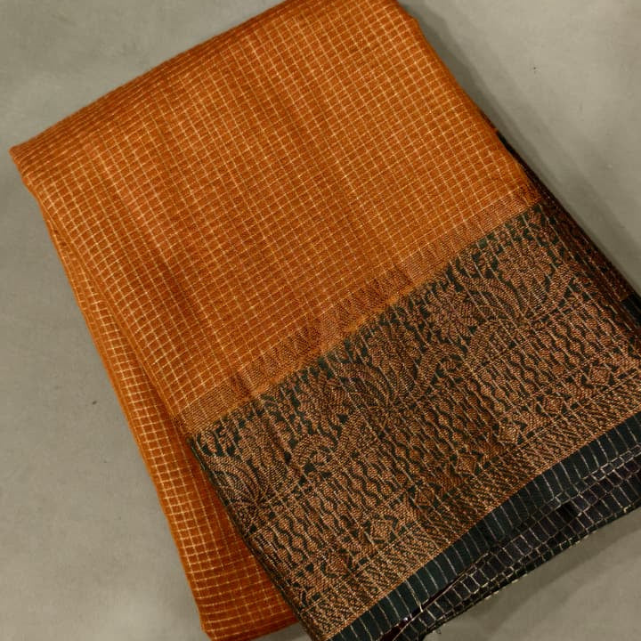 Georgette Banarasi saree -  shade  Search code 3005