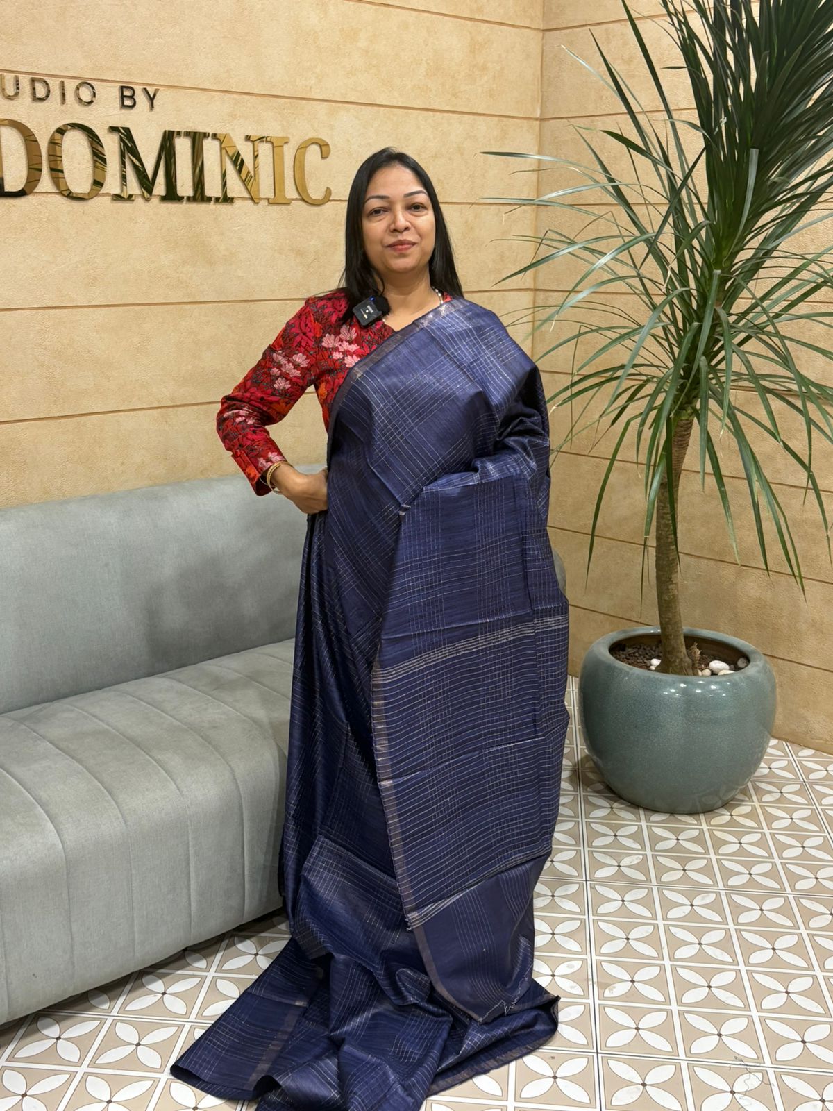 JUTE SILK SAREE  -  Search code 6005