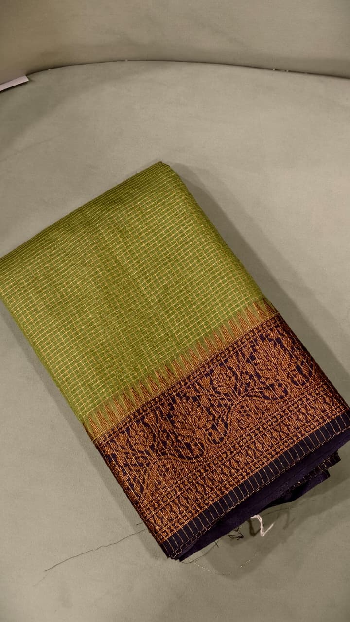 Georgette Banarasi saree -  shade  Search code 3000