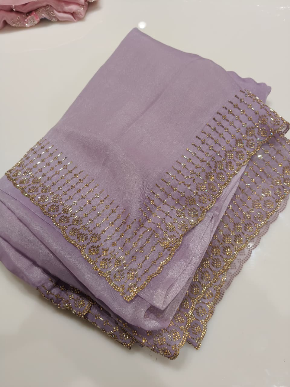 Fancy Saree- wine  shade Search code 2005