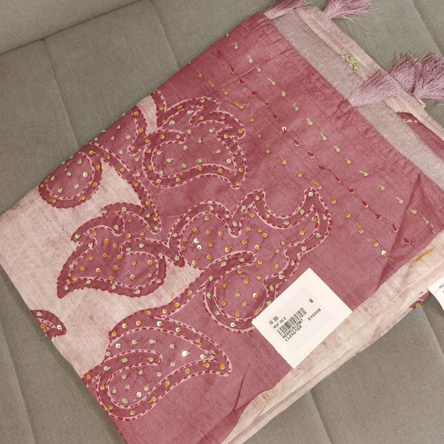 Khadi Cotton  Saree -  Search  code 8013