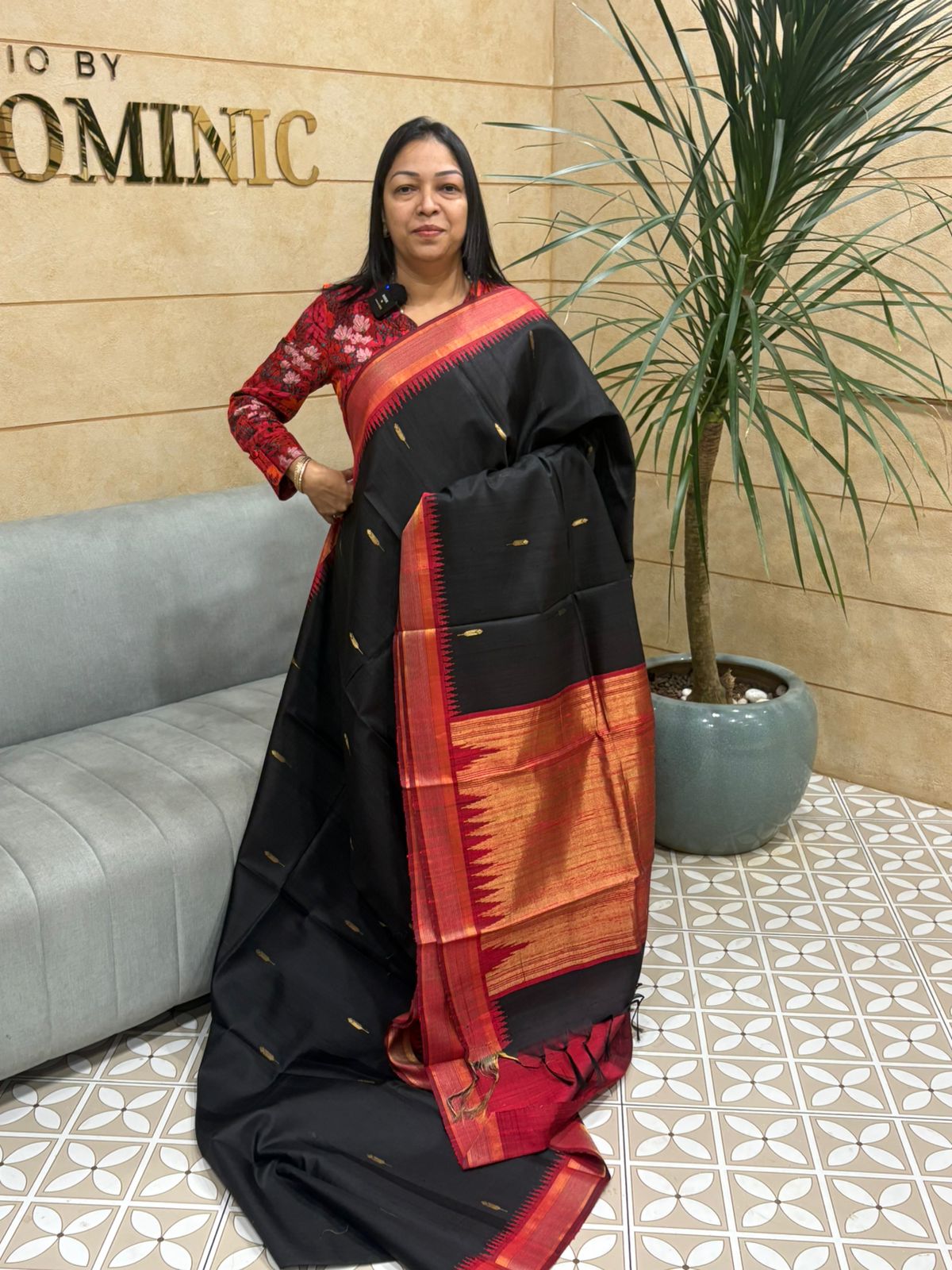 RAW  SILK SAREE  -  Search code 6008