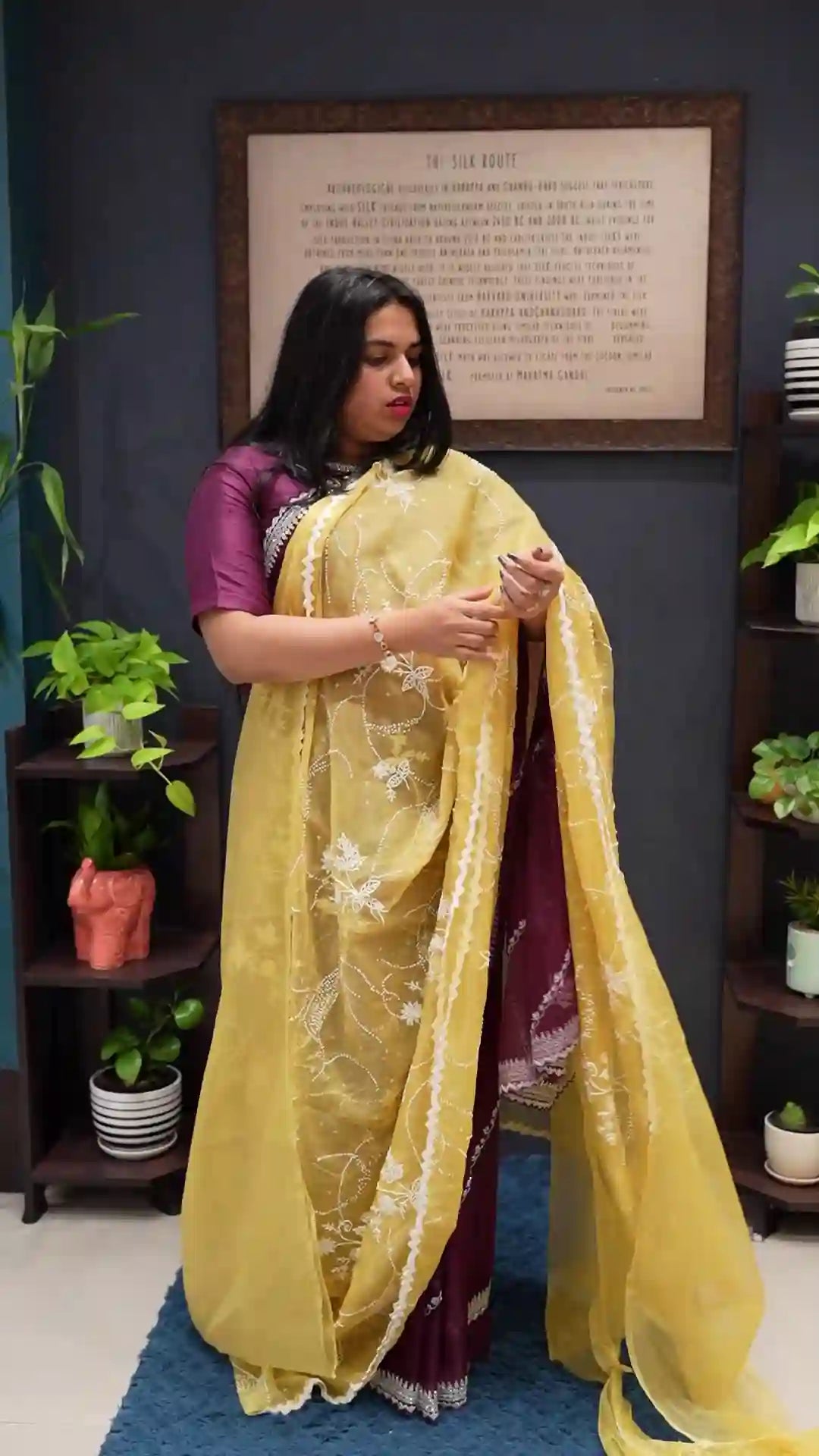 Buy Indian Women Women Zomato Silk Fancy Border with Foil Work Yellow Color  Saree Online at Best Prices in India - JioMart.